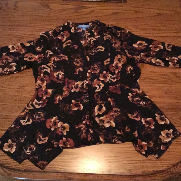 EUC Simply Vera Floral Print Blouse - Picture 7 of 7